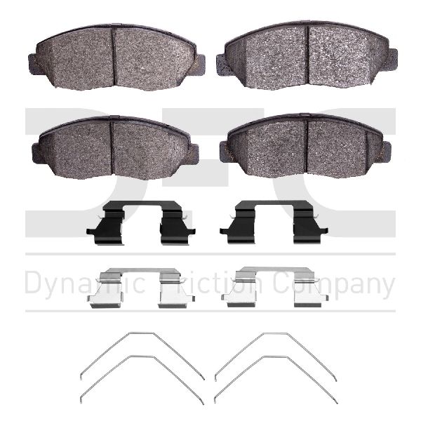 2010-2014 Honda Insight Disc Brake Pad Set - Front (Dynamic Friction)
