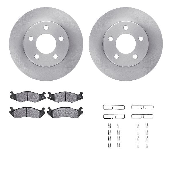 1984-1989 Jeep Cherokee Disc Brake Kit - Front (Dynamic Friction)