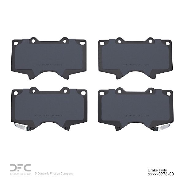 2001-2007 Toyota Sequoia Disc Brake Pad Set - Front (Dynamic Friction)
