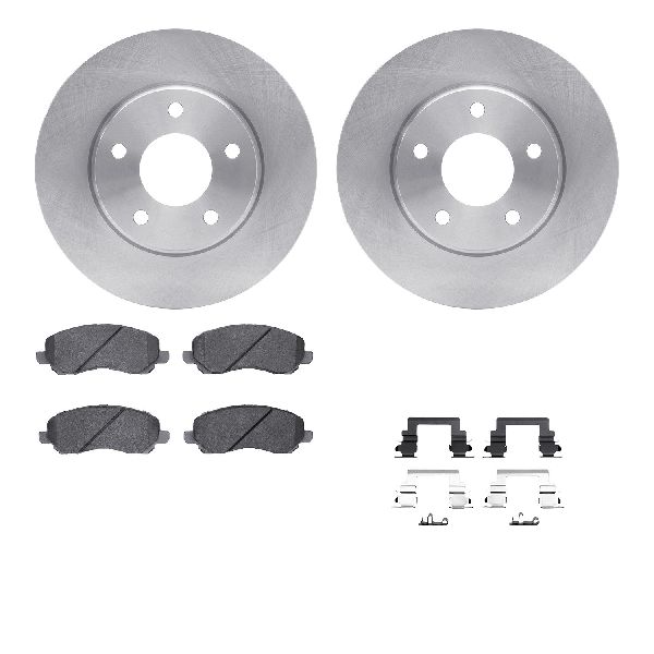 2007-2012 Dodge Caliber Disc Brake Kit - Front (Dynamic Friction)