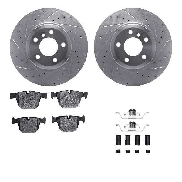 2007-2018 BMW X5 Disc Brake Kit - Rear (Dynamic Friction)