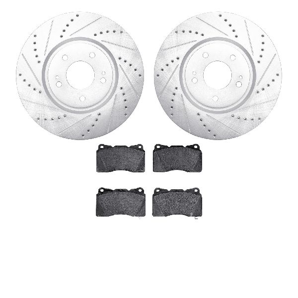 2003-2006 Mitsubishi Lancer Disc Brake Kit - Front (Dynamic Friction)
