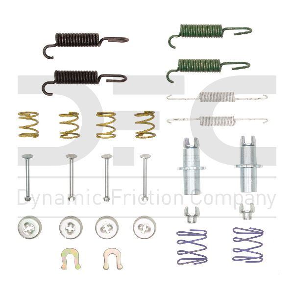 2014-2019 Toyota Highlander Parking Brake Hardware Kit - Rear (Dynamic Friction)