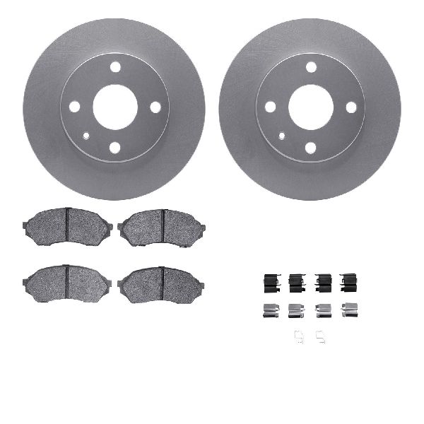 1999-2001 Mazda Protege Disc Brake Kit - Front (Dynamic Friction)