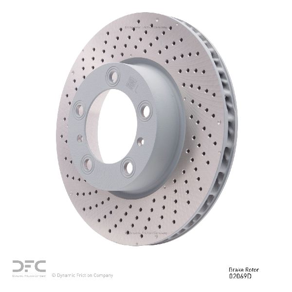 2013-2016 Porsche Boxster Disc Brake Rotor - Front Left (Dynamic Friction)