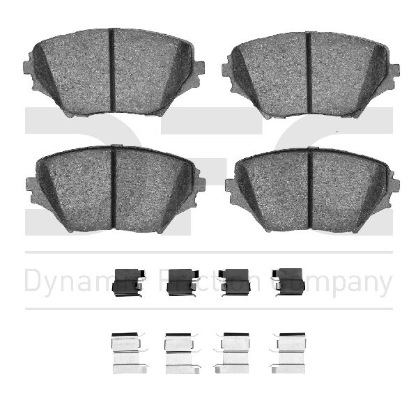 2001-2005 Toyota RAV4 Disc Brake Pad Set - Front (Dynamic Friction)