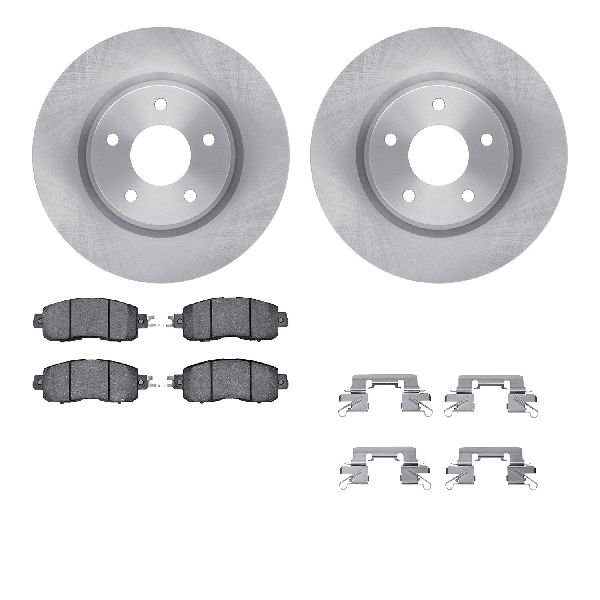 2014-2017 Nissan LEAF Disc Brake Kit - Front (Dynamic Friction)