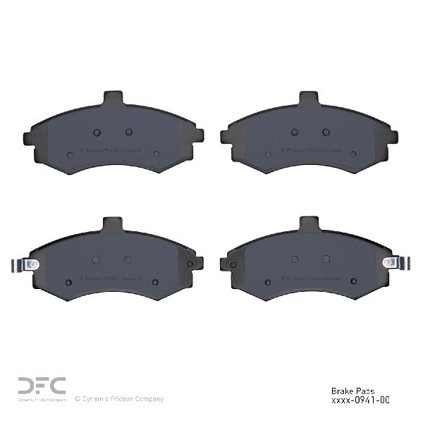 2002-2005 Hyundai Elantra Disc Brake Pad Set - Front (Dynamic Friction)