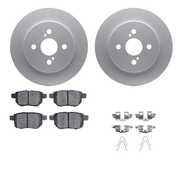 2012-2018 Toyota Yaris Disc Brake Kit - Rear (Dynamic Friction)