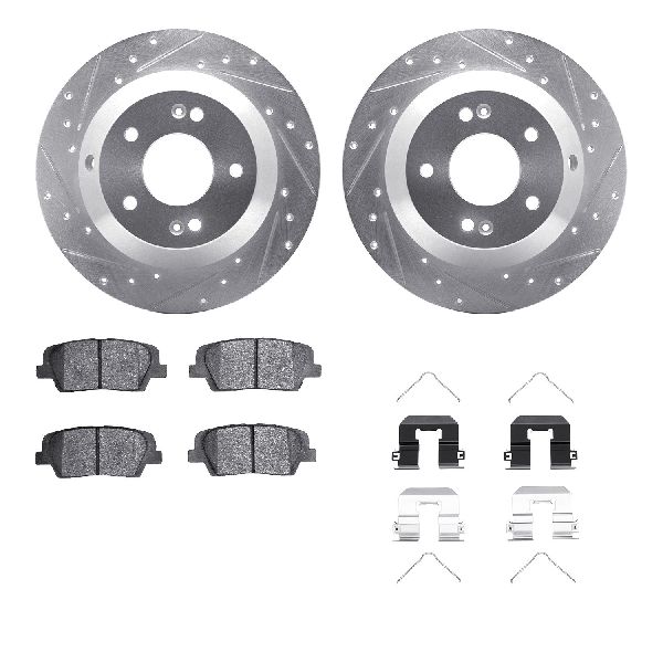 2015-2020 Kia Sorento Disc Brake Kit - Rear (Dynamic Friction)