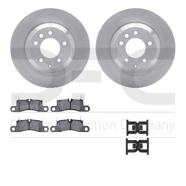 2011-2014 Porsche Cayenne Disc Brake Kit - Rear (Dynamic Friction)