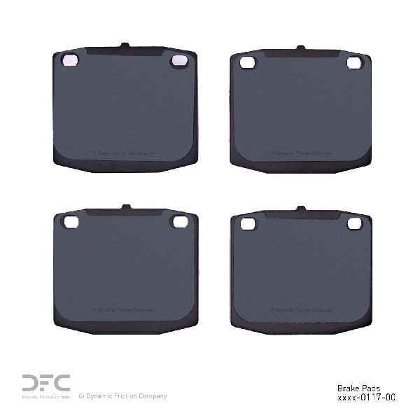1975-1979 Honda Civic Disc Brake Pad Set - Front (Dynamic Friction)