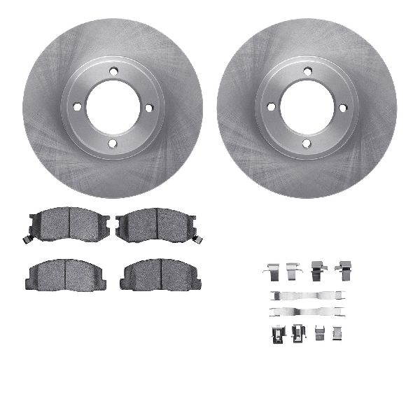 1986-1989 Toyota Van Disc Brake Kit - Front (Dynamic Friction)