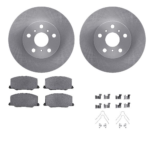 1987-1991 Toyota Camry Disc Brake Kit - Front (Dynamic Friction)