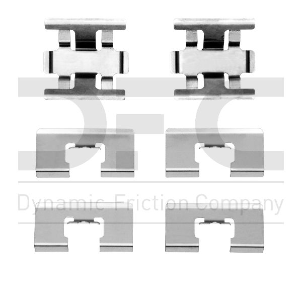 1985-1987 Honda Prelude Disc Brake Hardware Kit - Rear (Dynamic Friction)