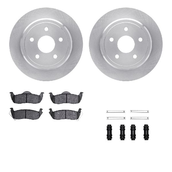 2006-2010 Jeep Commander Disc Brake Kit - Rear (Dynamic Friction)