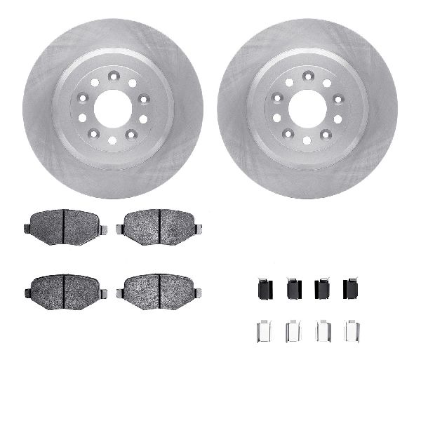 2010-2012 Lincoln MKT Disc Brake Kit - Rear (Dynamic Friction)