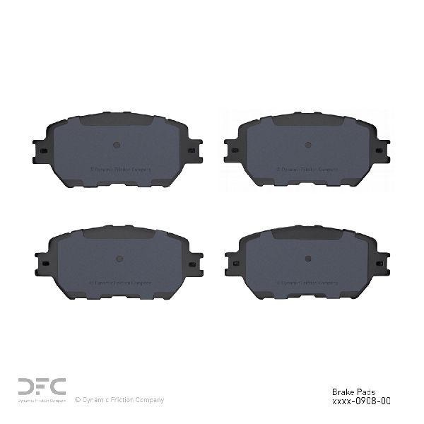 2009-2015 Lexus IS250 Disc Brake Pad Set - Front (Dynamic Friction)