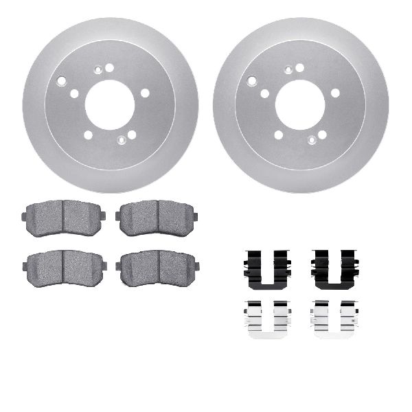 2010-2015 Hyundai Tucson Disc Brake Kit - Rear (Dynamic Friction)