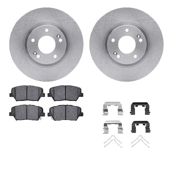 2010-2012 Hyundai Santa Fe Disc Brake Kit - Front (Dynamic Friction)