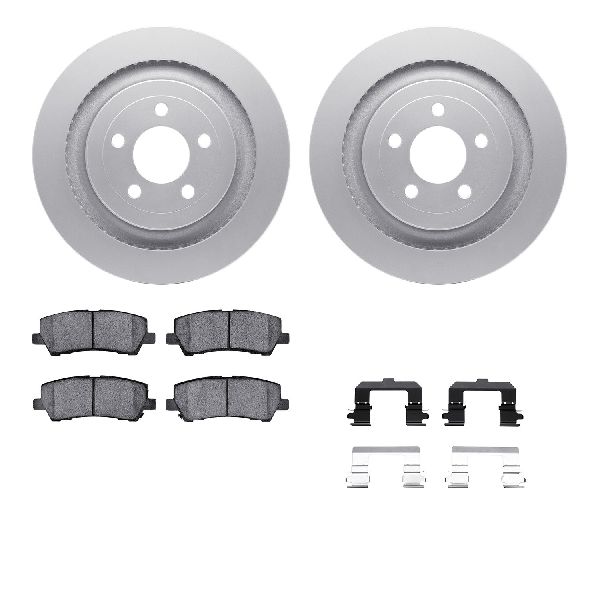 2015-2023 Ford Mustang Disc Brake Kit - Rear (Dynamic Friction)