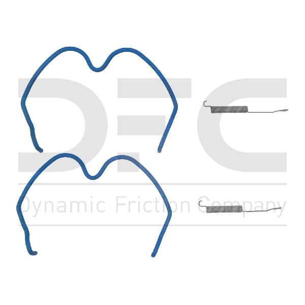 2004-2008 GMC Canyon Drum Brake Hardware Kit - Rear (Dynamic Friction)