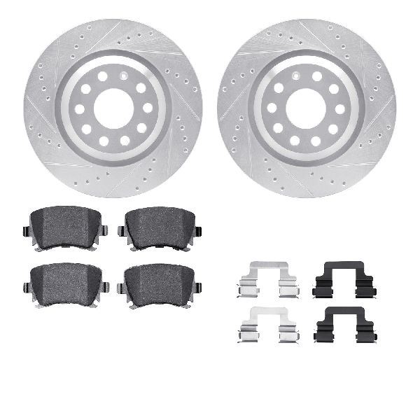 2009-2016 Volkswagen CC Disc Brake Kit - Rear (Dynamic Friction)