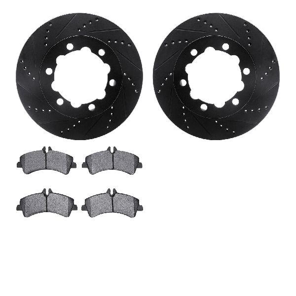 2010-2018 Mercedes-Benz Sprinter 3500 Disc Brake Kit - Rear (Dynamic Friction)