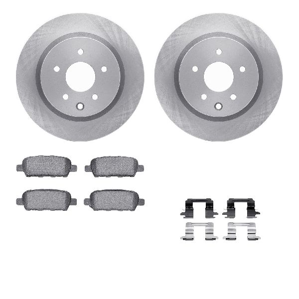 2008-2012 INFINITI EX35 Disc Brake Kit - Rear (Dynamic Friction)