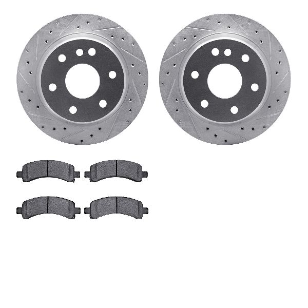 2002-2006 Chevrolet Tahoe Disc Brake Kit - Rear (Dynamic Friction)
