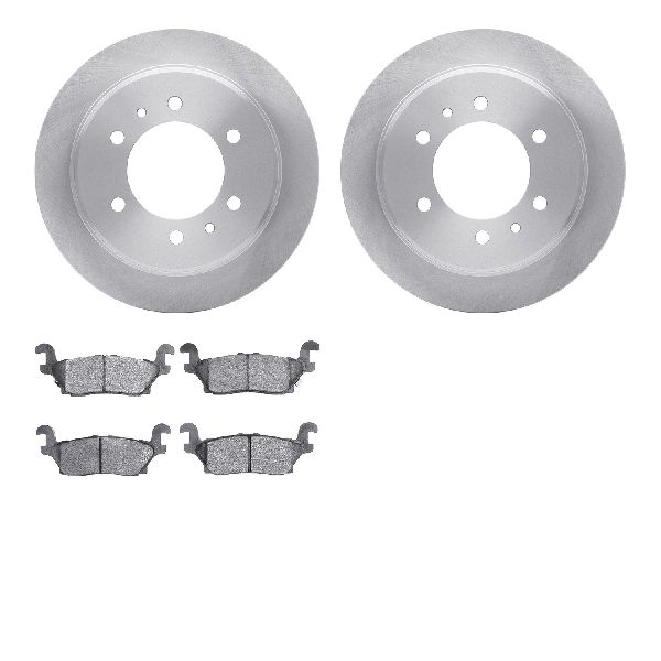 2009-2010 Hummer H3T Disc Brake Kit - Rear (Dynamic Friction)