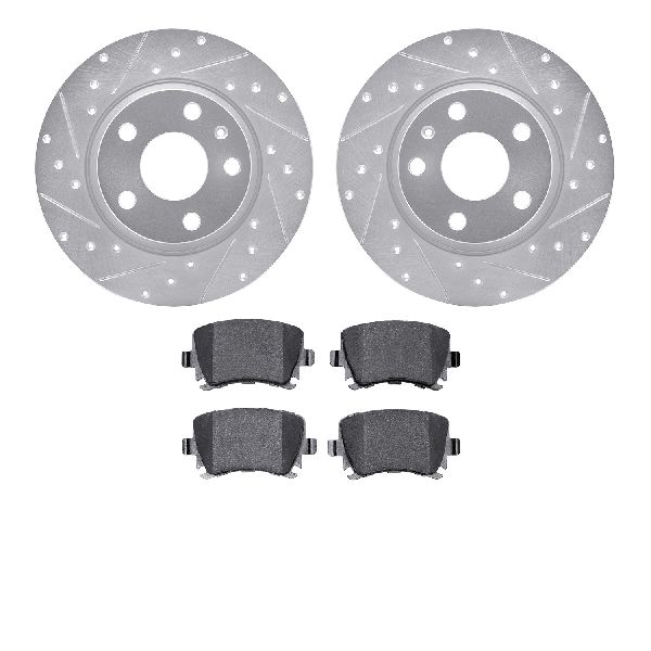 2009-2015 Audi TT Quattro Disc Brake Kit - Rear (Dynamic Friction)