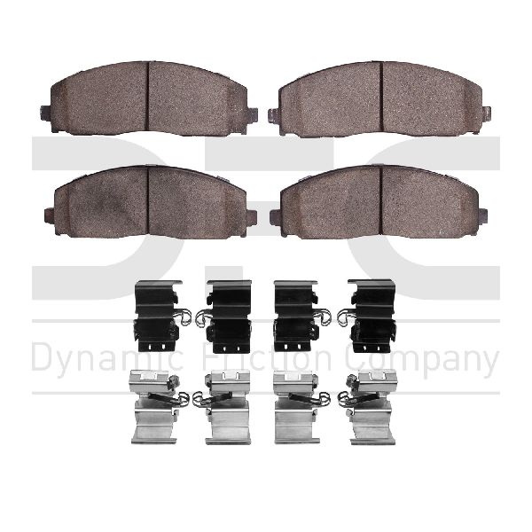 2017-2025 Chrysler Pacifica Disc Brake Pad Set - Front (Dynamic Friction)