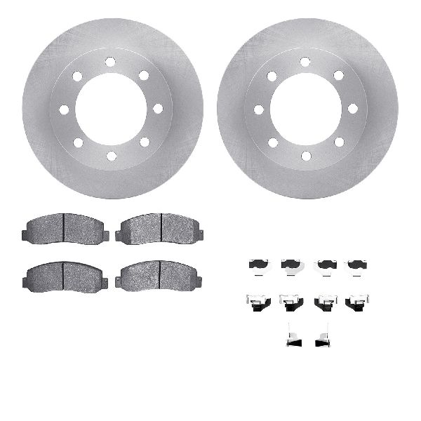 2005-2012 Ford F-350 Super Duty Disc Brake Kit - Front (Dynamic Friction)