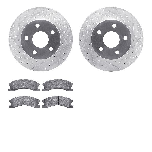 1999-2004 Jeep Grand Cherokee Disc Brake Kit - Front (Dynamic Friction)