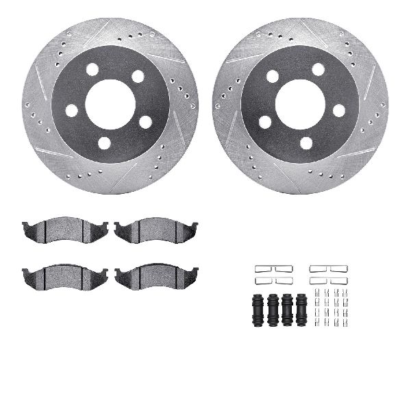 1999-2001 Jeep Cherokee Disc Brake Kit - Front (Dynamic Friction)