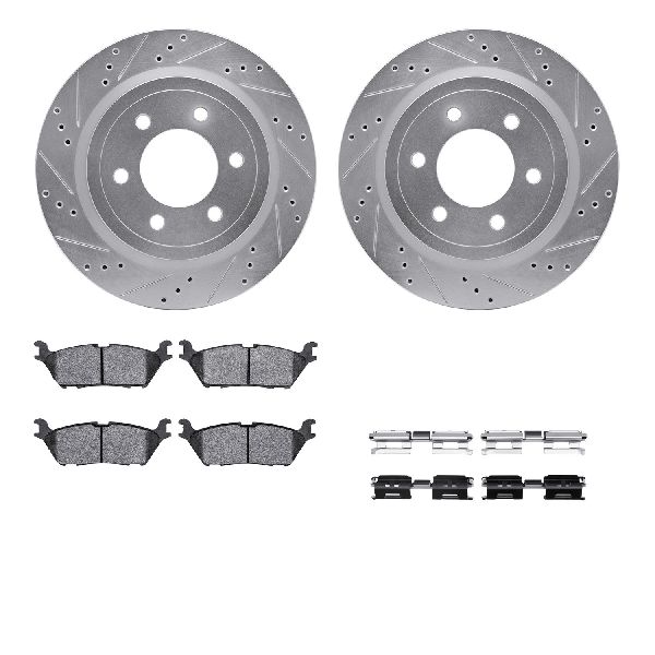 2018-2021 Lincoln Navigator Disc Brake Kit - Rear (Dynamic Friction)
