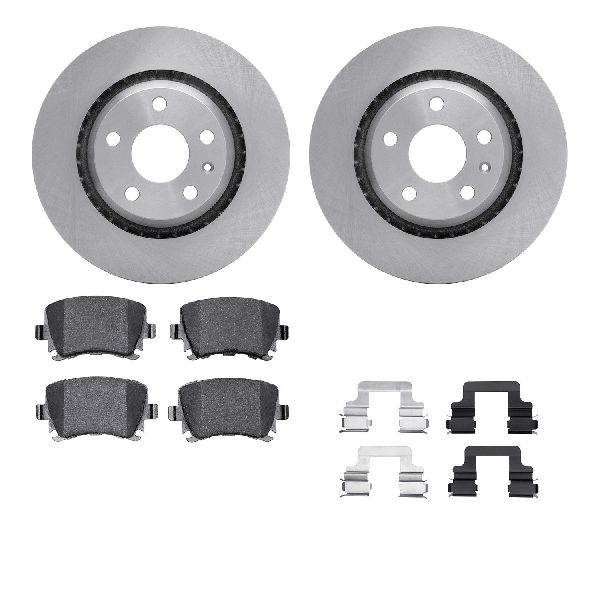 2008-2009 Audi TT Quattro Disc Brake Kit - Rear (Dynamic Friction)