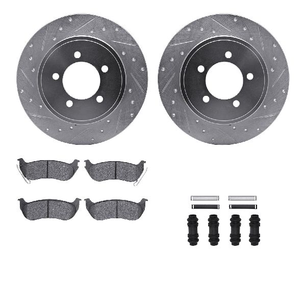 2007-2010 Ford Explorer Sport Trac Disc Brake Kit - Rear (Dynamic Friction)