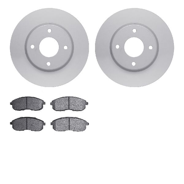 2009-2014 Nissan Cube Disc Brake Kit - Front (Dynamic Friction)