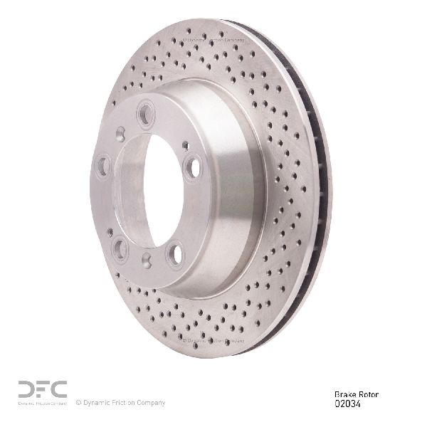 1999-2008 Porsche 911 Disc Brake Rotor - Rear (Dynamic Friction)