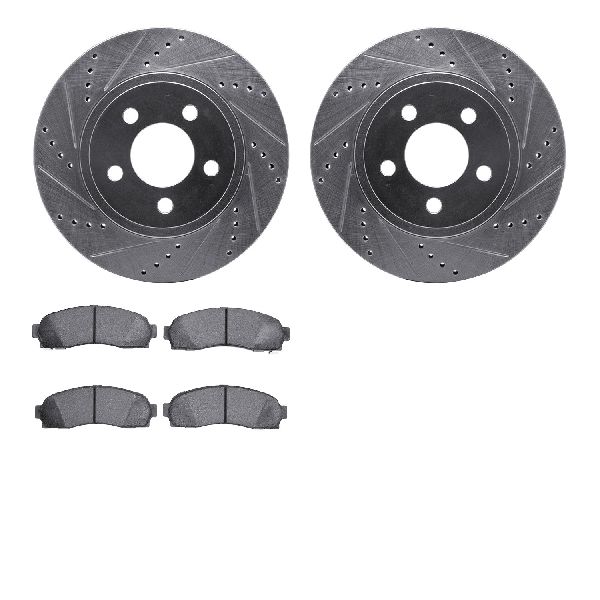 2001-2005 Ford Explorer Sport Trac Disc Brake Kit - Front (Dynamic Friction)