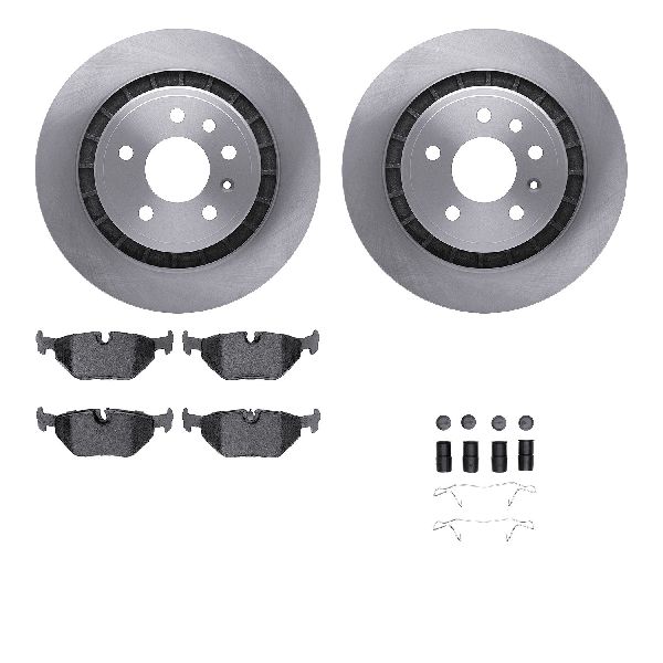 2002-2010 Saab 9-5 Disc Brake Kit - Rear (Dynamic Friction)