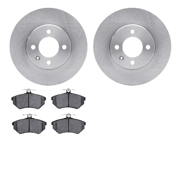 1990-1997 Volkswagen Passat Disc Brake Kit - Front (Dynamic Friction)