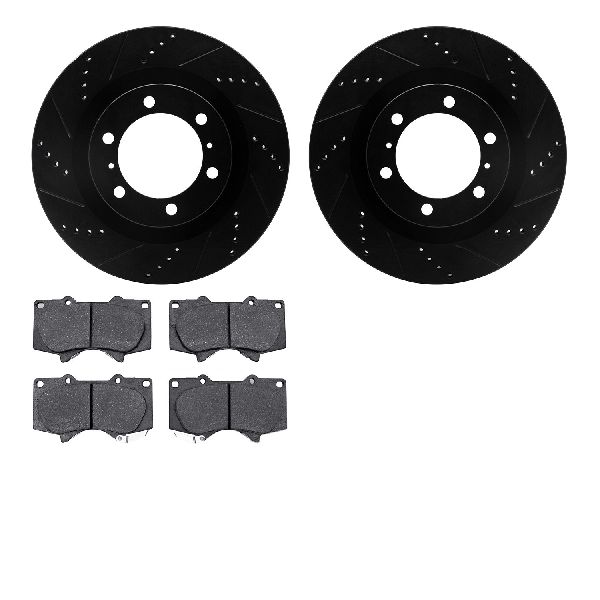 2010-2022 Toyota 4Runner Disc Brake Kit - Front (Dynamic Friction)