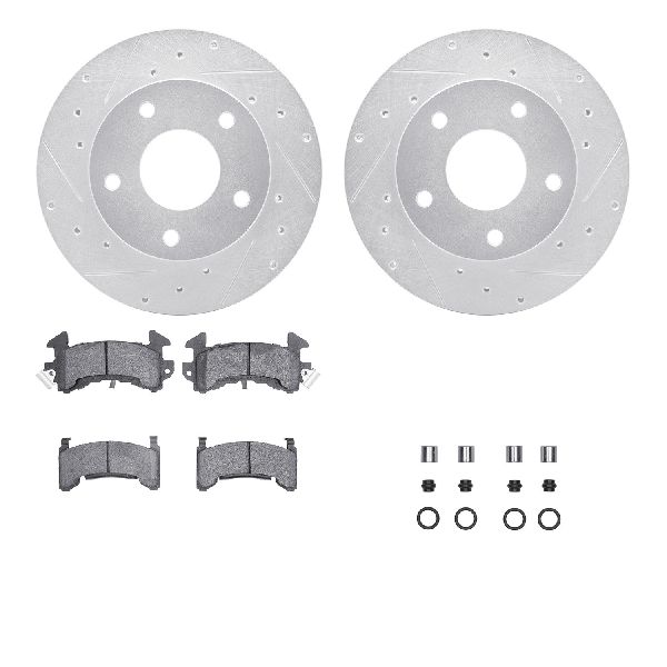 1982-1988 Pontiac Firebird Disc Brake Kit - Rear (Dynamic Friction)