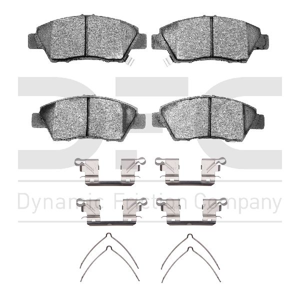 2009-2020 Honda Fit Disc Brake Pad Set - Front (Dynamic Friction)