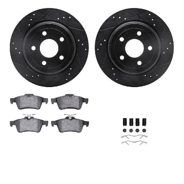2008-2010 Chevrolet Cobalt Disc Brake Kit - Rear (Dynamic Friction)