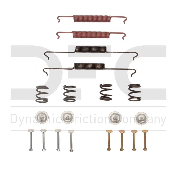 1958-1977 Volkswagen Beetle Drum Brake Hardware Kit - Rear (Dynamic Friction)