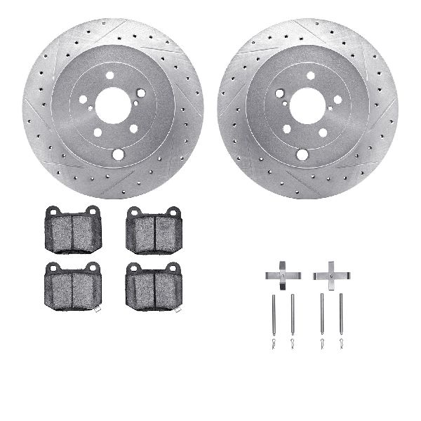 2017-2024 Subaru BRZ Disc Brake Kit - Rear (Dynamic Friction)